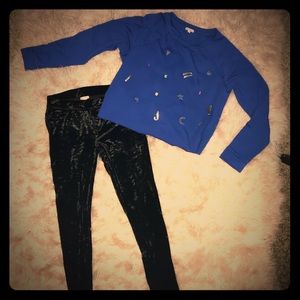 👑🆕NEW 2pc juicy couture pullover/legging outfit